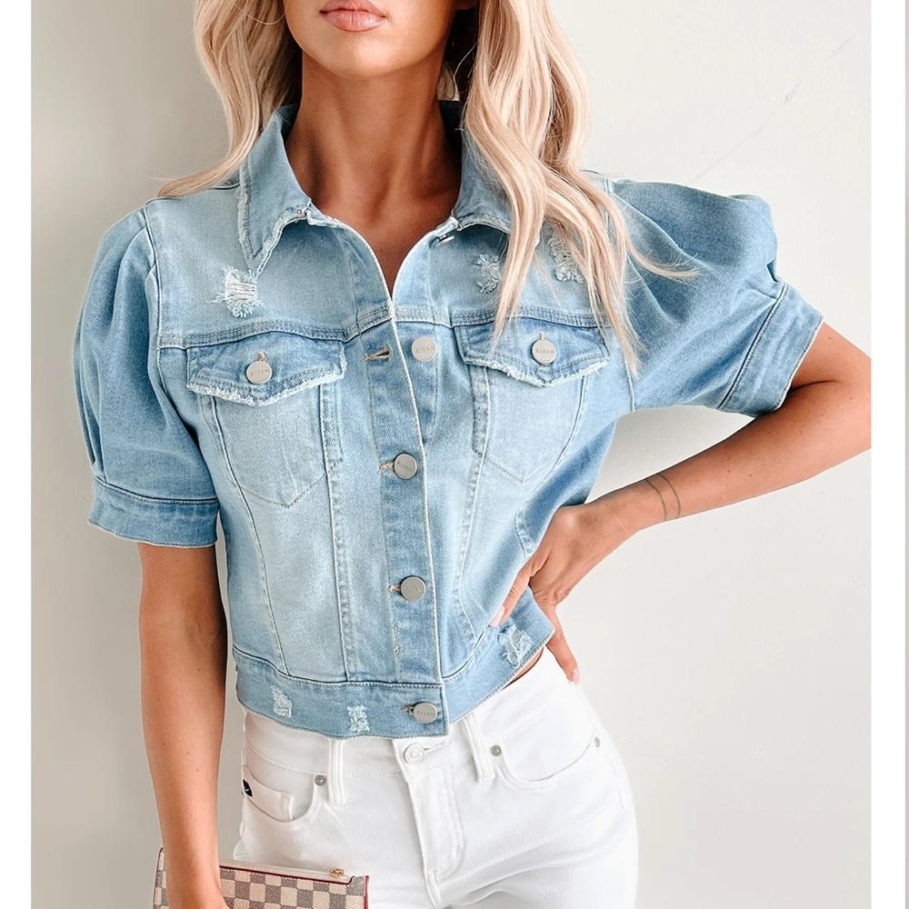 Light Blue Denim Jean Jacket